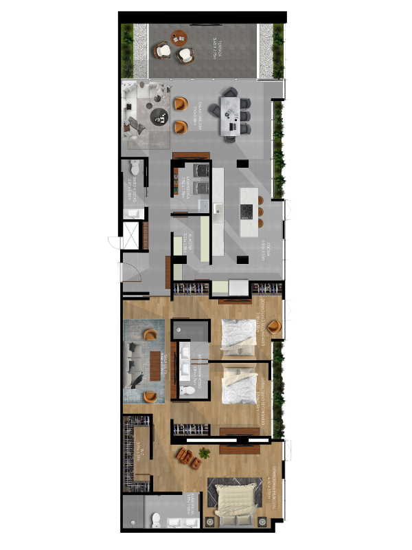 198m2 - 3 habitaciones, 3.5 baños, 2 parqueos + Bodega